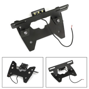 Rear License Plate Holder Bracket For Suzuki GSX-R 600 2008-2010 Black