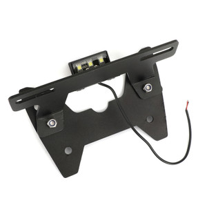 Rear License Plate Holder Bracket For Suzuki GSX-R 600 2008-2010 Black