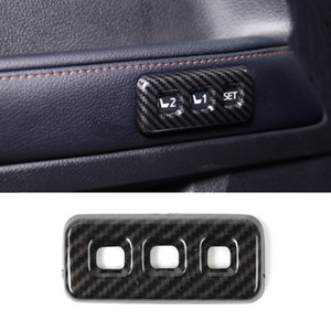 Seat Memory Adjust Cover Trim For Toyota 4Runner limited 10-19 Carbon Fiber