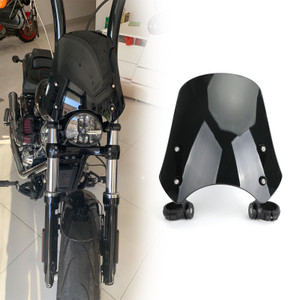 Windscreen Windshield for Harley FXST Softail 05-11 FXSTB 00-09 FXSTC 07-10 FXSTD 01-07 FXS Blackline 11-13 FXDB 06-19 FXDL 96-18 Black