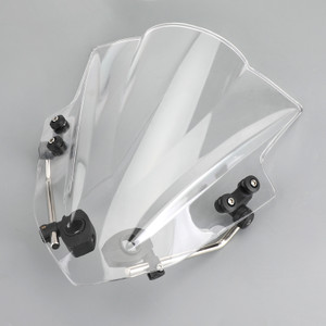 7/8" 22mm Handlebar ABS Plastic Universal Windshield WindScreen Clear