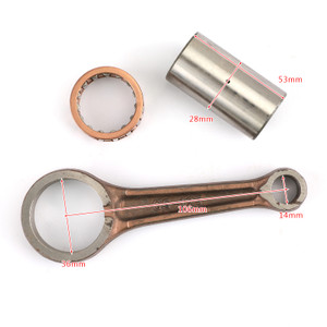 ENGINE Connecting Rod Kit For Suzuki GS125 GS125E GS125S 99-00 GN125 GN125E 82-01TU125 1999 GZ125 Marauder 98-07 DR125 82-88 Generic