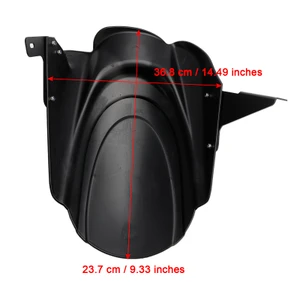 Rear Hugger Fender Mudguard for Kawasaki Versys 650 KLE650 2014-2024 Black Generic