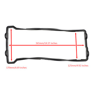 Cylinder Head Cover Gasket for Kawasaki ZX1000 Ninja ZX-10R ZX10R 2004-2010 11061-0223 Black
