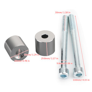 CNC Handlebar Bar Risers for Ducati MTS1200 MULTISTRADA 10-19 MTS1260 18-19 MTS950 17-19 Silver