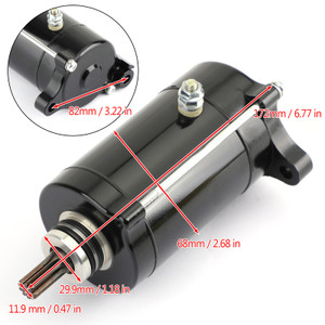 Starter Motor for Yamaha GP760 97-01 Wave Runner 760 97-00 RA760 96 WB760 96-99 WB760 WVT760 97 XL760 98-99 Black