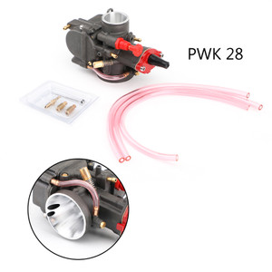 Universal 28mm 2T 4T PWK 28 Carburetor for Keihin OKO Race Scooter Black