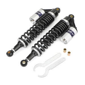 2PCS Universal 375mm 14.75" Shock Absorbers Suspension For Honda Yamaha Polaris ATV Quad