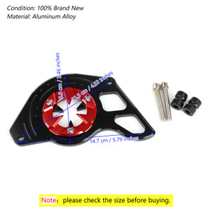 Left Side Front Sprocket Chain Guard Cover for Honda MSX125 13-15 MSX125SF 16-19 Red