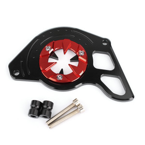 Left Side Front Sprocket Chain Guard Cover for Honda MSX125 13-15 MSX125SF 16-19 Red