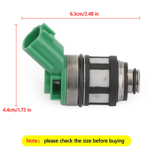 Fuel Injectors 4pcs For Nissan Frontier 2.4L 98-04 Xterra 00-04 Pickup 96-97 Green