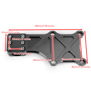 Engine Guard Bracket Fixed Fastening for Honda MSX125 Grom 13-15 MSX125SF Grom 16-19 Black