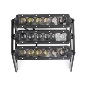 3 Row Spot LED Light Bar Headlight for Honda MSX125 Grom 13-15 MSX125SF Grom 16-19 Black