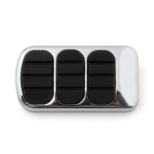 Brake Pedal Pad Kawasaki Vulcan 1500 2000 1600 900 Classic 1700 Voyager, Chrome