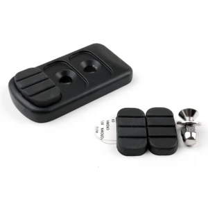 Brake Pedal Pad Harley Electra Glides, Street Glides, Road Kings, Trike Models, Tour/Road Glides, FL Softail Models, Dyna Switchback Models, Chrome