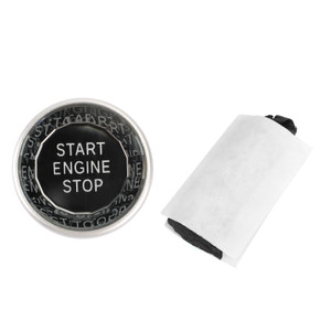 Engine Start Stop Push Button Knob Switch Decor Cover Fit For Jaguar XF XE F-Pace SIL