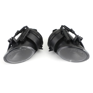 Pair Fog Driving Light Lamp Left + Right Fit For AUDI TT 06-14 BLK