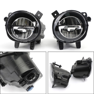 Pair LED Fog Lamp Light Fit For BMW 3 Series F30 F35 12-18 BLK