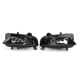 Pair Front Light Halogen Fog Lamp Fit For Audi S5 13-16 BLK