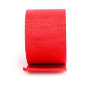 Car Seat Belt Webbing Polyester Seat Lap Retractable Nylon Safety Strap 3.5M RED