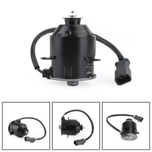 Radiator Fan Motor 5 Blade Fan Fit For Honda Accord 2.4L 03-07 TSX 2.4L 04-08 RSX 02-06 BLK