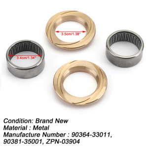 Front Inner Axle Spindle Bearing +Bush Kit Fit For Toyota Landcruiser