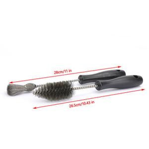 Injector Seat Bore Clean Brush Kit 3252 Fit For Ford 4.5L LCF 6.0L 6.4L 6.7L 7.3L Powerstroke 94-18 BLK