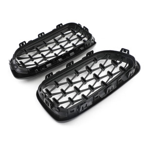Meteor Front Kidney Grille For BMW 1 Series F20/F21 2015-2017 Black