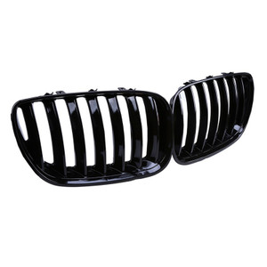 Front Kidney Grill Mesh Grille Fit BMW X5 E53 2004-2006 C