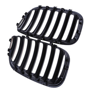 Front Kidney Grill Mesh Grille Fit BMW X5 E53 2004-2006 C