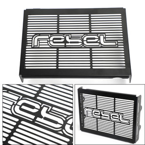 Stainless Steel Radiator Guard Protector Grill Cover For Honda CMX300 Rebel 300 CMX500 Rebel 500 17-20 BLK