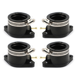 Intake Manifold Boot Joint Carburetor Carb Flange Socket For Yamaha XJ750RH SECA 1981 XJ650J MAXIM 1982 XJ750J MAXIM 1982 XJ750RJ SECA 1982 XJ650K MAXIM 1983 XJ750K MAXIM 1983
