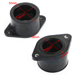 Intake Manifold Boot Joint Carburetor Carb Flange Socket For Kawasaki KZ400 Generic