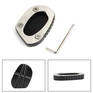 Kickstand Side Stand Extension Pad For Triumph Speed Twin 1200 19-20 Thruxton 1200 1200R 16-20 BLK