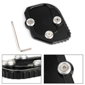 Kickstand Side Stand Extension Pad For BMW C400X C400GT 19-21 BLK