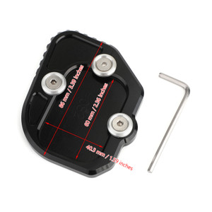 Kickstand Side Stand Extension Pad For BMW C400X C400GT 19-21 BLK
