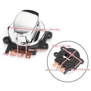 3-Position Ignition Switch Lock & Keys Late Style Tank Mounted For Dyna Softail Road King