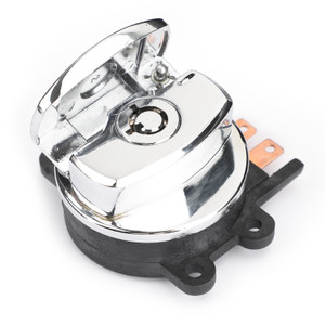 3-Position Ignition Switch Lock & Keys Late Style Tank Mounted For Dyna Softail Road King