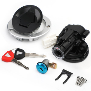 Ignition Switch Cap Lock Keys Kit For Kawasaki ZX1000 ZX636 Ninja ZX10R ZX6R Z100SX 11-19