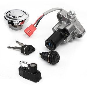 Ignition Switch Toolbox Fuel Gas Cap Seat Lock Set Keys For Yamaha XVS 125 250 400/C 650 1100 Drag Star / V-Star 98-17