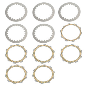 Clutch Plate Kit - Friction & Steel Plates For Yamaha FZR250 Genesis 87-88 FZR250R 89-94 FZX250 Zeal (3YX1/2/4) 91-92