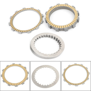 Clutch Plate Kit - Friction & Steel Plates For Triumph Daytona 955i 98-00 Speed Triple (EFI) 97-01 Sprint RS (Up to VIN 139276) 99-01 Sprint ST (Up to VIN 139276) 99-01 T595 Daytona 97 Tiger 900cc (From VIN 71699) 97-98