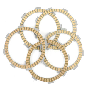 Clutch Plate Kit - Friction & Steel Plates For Honda CR80 CR85R CR85RB CB100 N CB125 CLR125 City Fly SL100 SL125 CL125