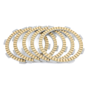 Clutch Plate Kit - Friction & Steel Plates For Kawasaki KLF185 Bayou 185 KLT160 1985 KLT185 86-87 AR125 88-91 AR125S 88-90 KMX125 86-02 KMX200 87-91