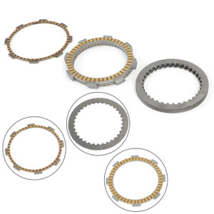 Clutch Plate Kit - Friction & Steel Plates For Kawasaki KLX125 KLX140 KLX150