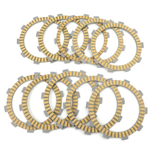 Clutch Plate Kit - Friction Plates For Suzuki GSF1200 Bandit 1200 1996-2005 GSF1200S Bandit S 1996-2006 GSR750 L1/L2/L3 2011-2014 GSXR750 T/V/W/X 1997-1999 TL1000 SV/SW 1997-1998 GS1200 SSK1/ZK1 (GV78A) 2001 GSX1200 FSW/FSX Inazuma 1998-1999