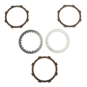 Clutch Plate Kit - Friction & Steel Plates For Yamaha DT80 H/J/K G6 G6S G6SB G7 G7S GT1 GT80A/B/C/E/F/G/MXB LB50