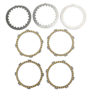Clutch Plate Kit - Friction & Steel Plates For Yamaha DT50R DT50 4AD  DT50LC DT50 3UN DT80 TDR80 YZ80C/D/E/G RD80LC RD75LC