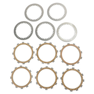 Clutch Plate Kit - Friction & Steel Plates For Suzuki DF200ET DF200EW DF200EX DF200 EV/EW/EY/G/H/J GSF250 N/ZM/P/NP/ZP/N/NR RG125 CG/CH/J Gamma UCG/UCH/UJ/UAJ/BUJ Gamma