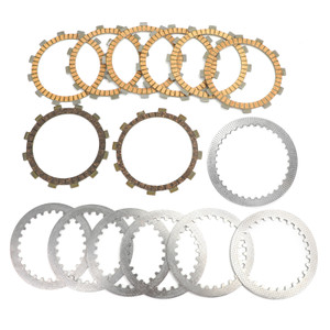 Clutch Plate Kit - Friction & Steel Plates For Yamaha FZ6 FZ6R XJ6 XJ6F/XJ6FA/XJ6N/XJ6S/XJ6SA